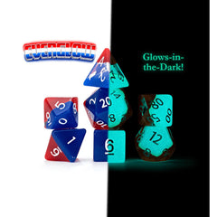 Gate Keeper Games and Dice Radiant Dice GID Everglow 7 die Sets Role Playing Games GKGR103