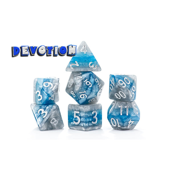 Gate Keeper Games and Dice Reality Shards Dice Devotion 7 die Sets Role Playing Games GKGR93339