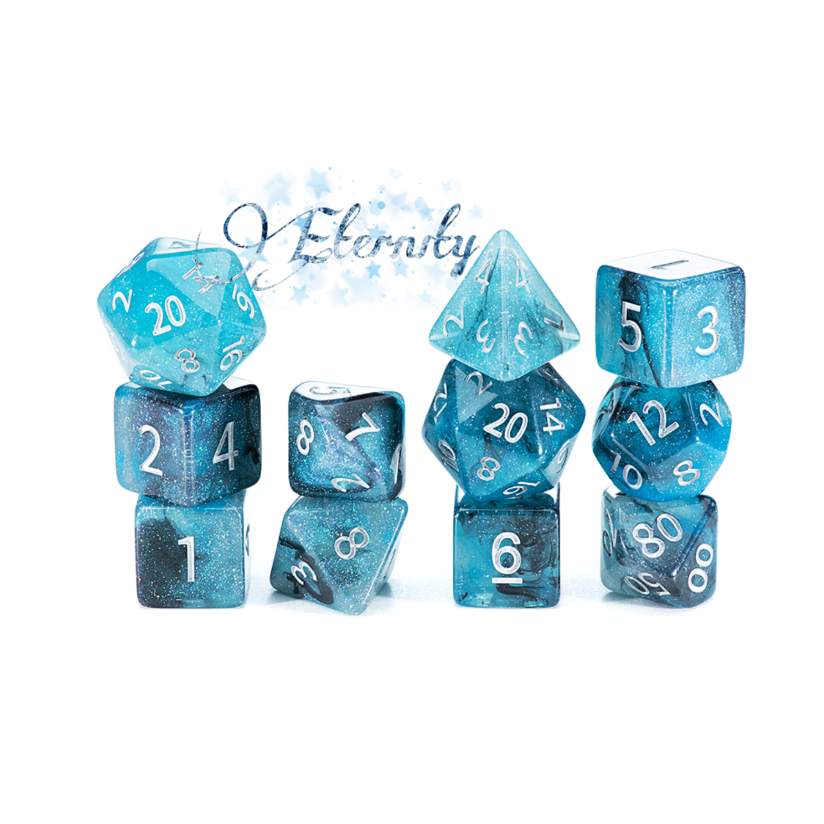 Gate Keeper Games and Dice Aether Dice Eternity 12d6 Dies Sets Role Playing Games GKGAE383-12d6
