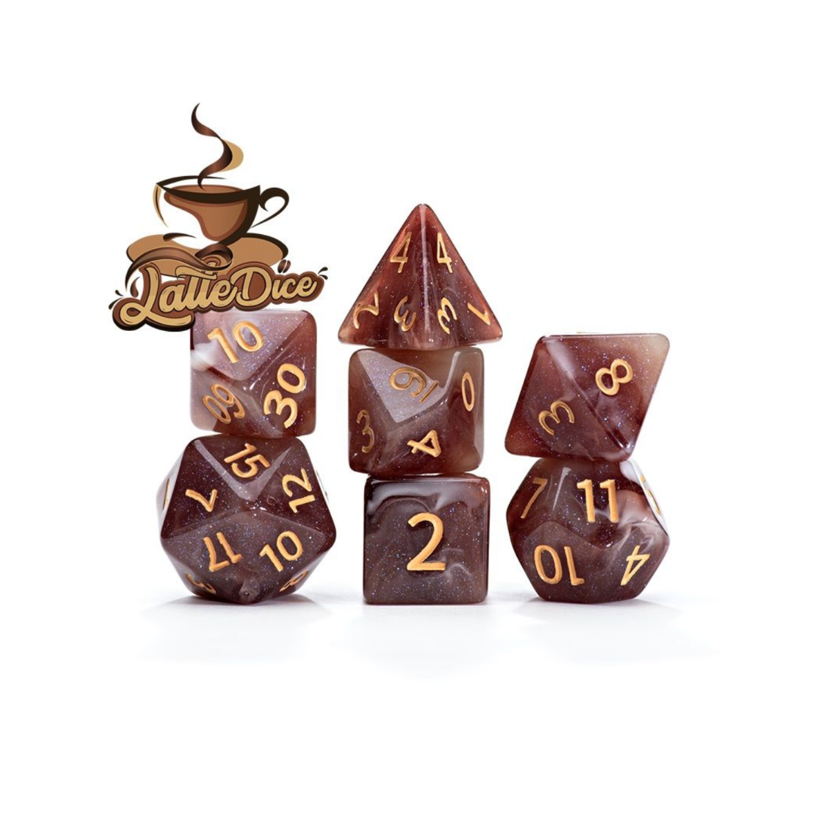 Gate Keeper Games and Dice Aether Dice Latte Dice 12d6 Dies Sets Role Playing Games GKGAE667-12d6