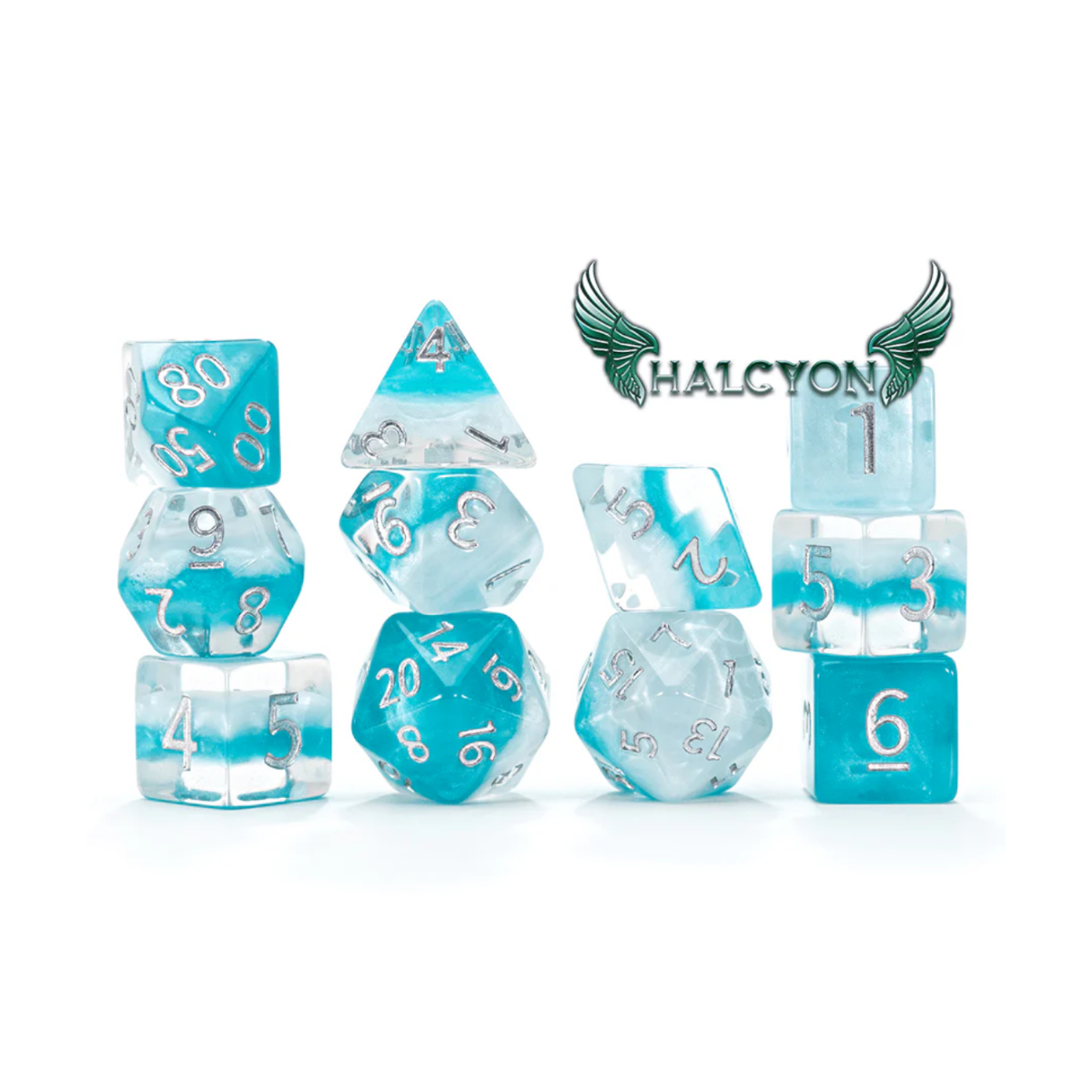 Gate Keeper Games and Dice Eclipse Dice Halcyon 11 Dies Sets Role Playing Games GKGE0720-11d