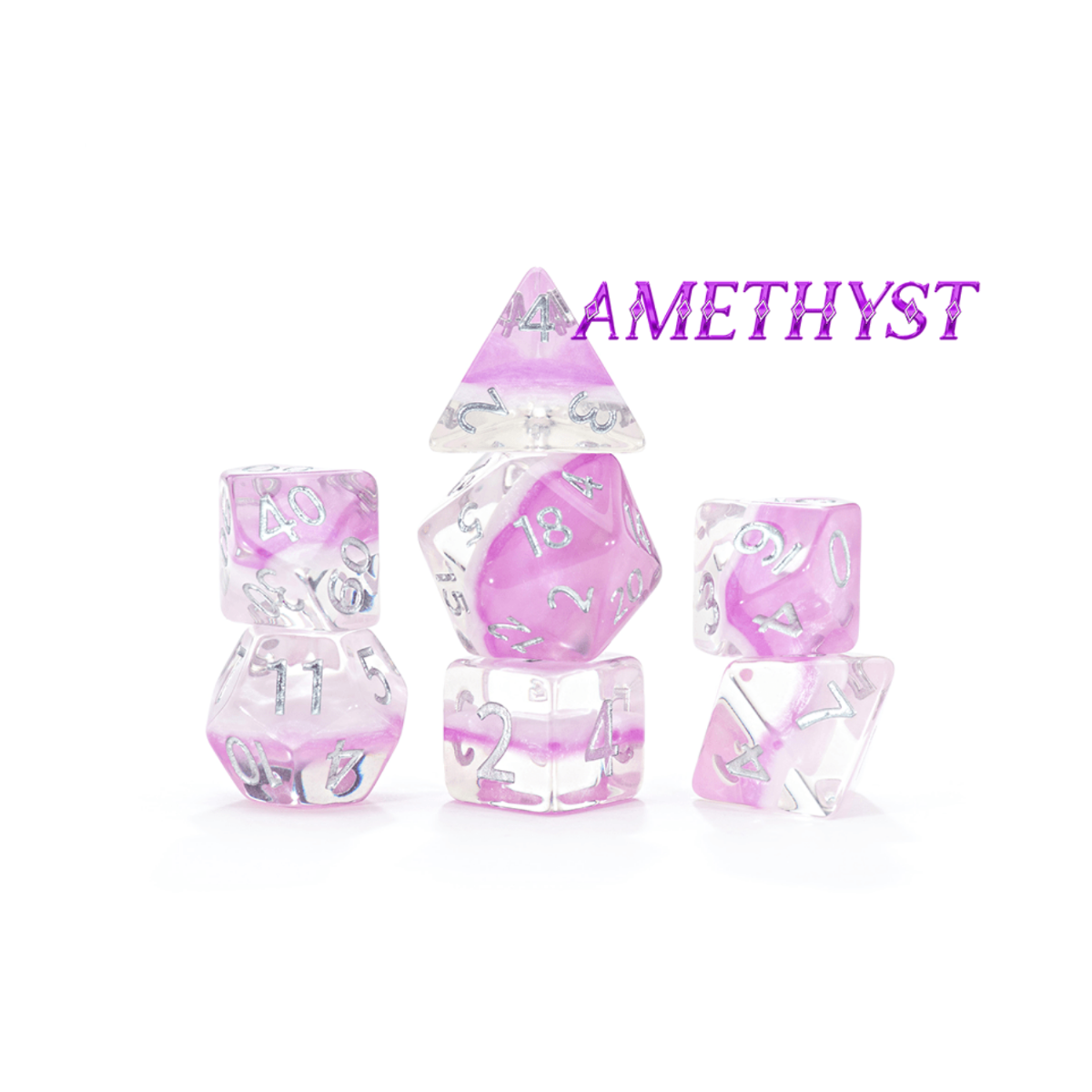 Gate Keeper Games and Dice Eclipse Dice Amethyst 10d10 Dies Sets Role Playing Games GKGE0750-10d10