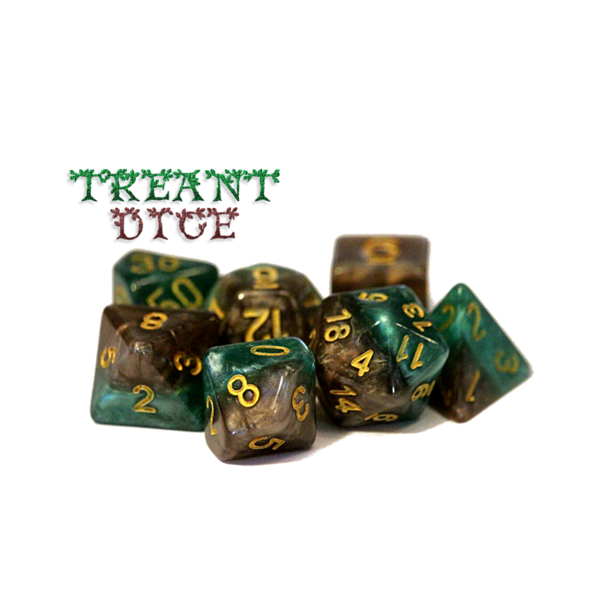 Gate Keeper Games and Dice Halfsies Dice Treant Dice 10d10 Dies Sets Role Playing Games GKGH226-10d10