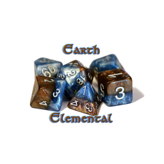 Gate Keeper Games and Dice Halfsies Dice Earth Elemental 10d10 Dies Sets Role Playing Games GKGH536-10d10