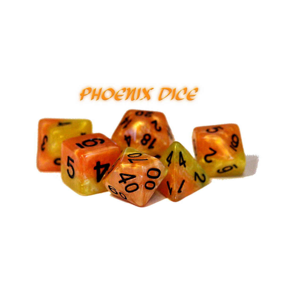 Gate Keeper Games and Dice Halfsies Dice Phoenix Dice 12d6 Dies Sets Role Playing Games GKGH544-12d6