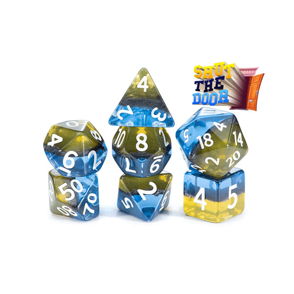 Gate Keeper Games and Dice Sui Generis Dice Shut the Door 7 die Sets Role Playing Games GKGSG334