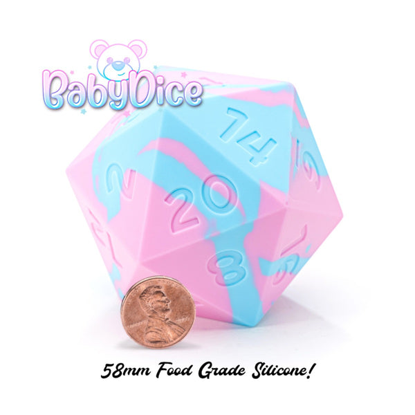 Gate Keeper Games and Dice Random EnCounter Baby Dice 58mm Silicone DieRole Playing Games GKGRENC31