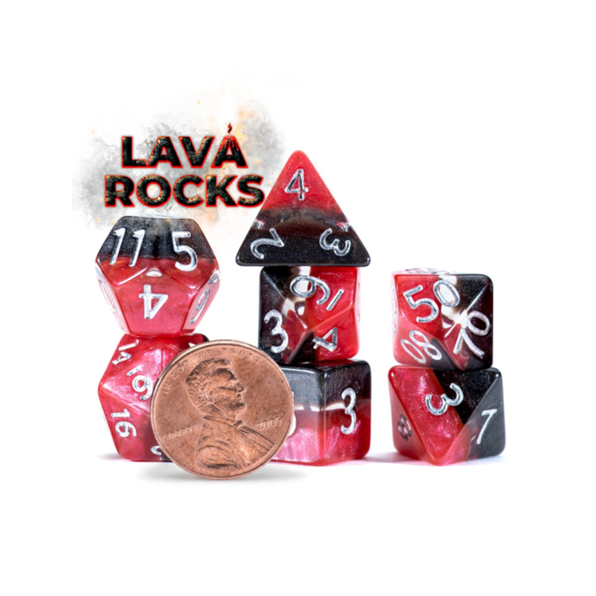 Gate Keeper Games and Dice Lava Rocks Supernova DiceRole Playing Games GKGTINYSN108