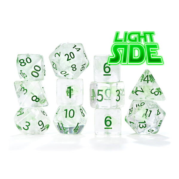 Gate Keeper Games and Dice Inclusion Dice Light Side 11 Dies Sets Role Playing Games GKGID27-11d