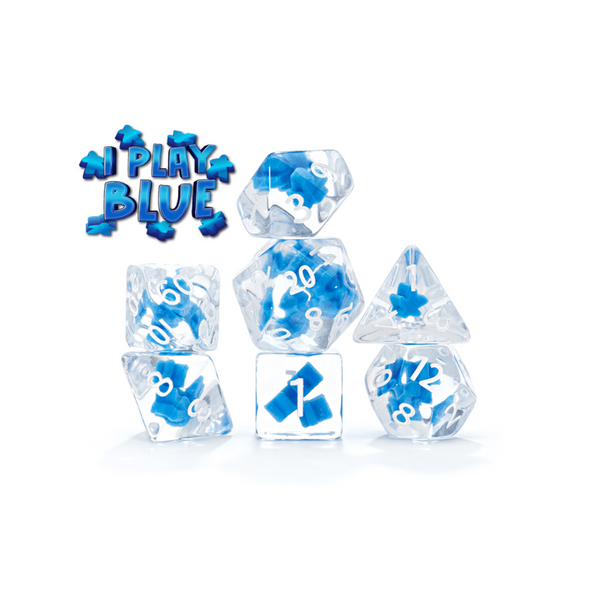Gate Keeper Games and Dice Inclusion Dice I Play Blue 11 Dies Sets Role Playing Games GKGID3M-11d