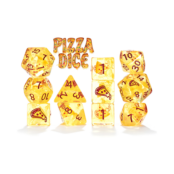 Gate Keeper Games and Dice Inclusion Dice Pizza Dice 11 Dies Sets Role Playing Games GKGID46-11d