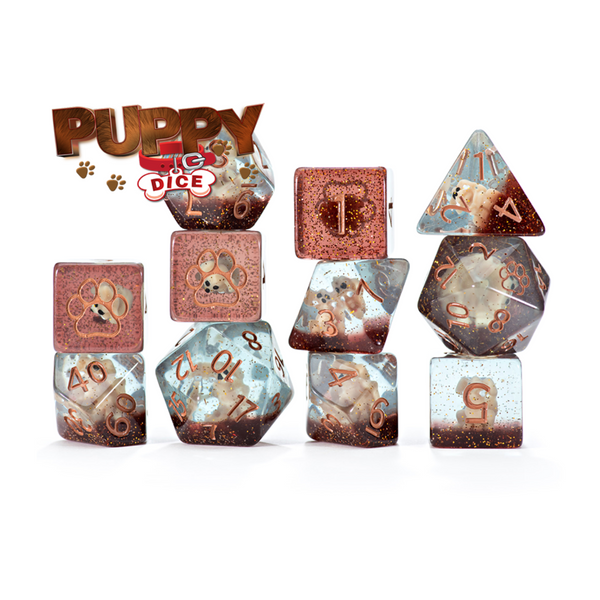 Gate Keeper Games and Dice Inclusion Dice Puppy Dice 11 Dies Sets Role Playing Games GKGID63-11d