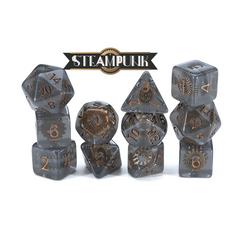 Gate Keeper Games and Dice Inclusion Dice Steampunk 11 Dies Sets Role Playing Games GKGID690-11d