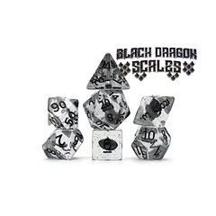 Gate Keeper Games and Dice Inclusion Dice Black Dragon Scales 10d10 Dies Sets Role Playing Games GKGID8D-10d10