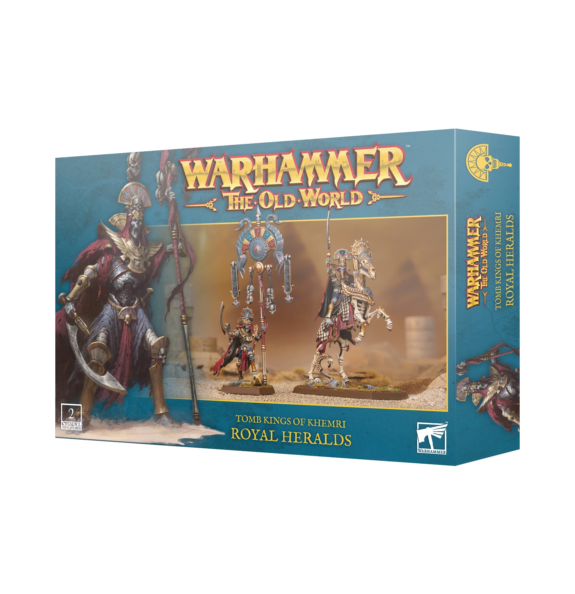 Games Workshop Warhammer The Old World Tomb Kings Of Khemri Royal Heralds Plastic Box 07-13