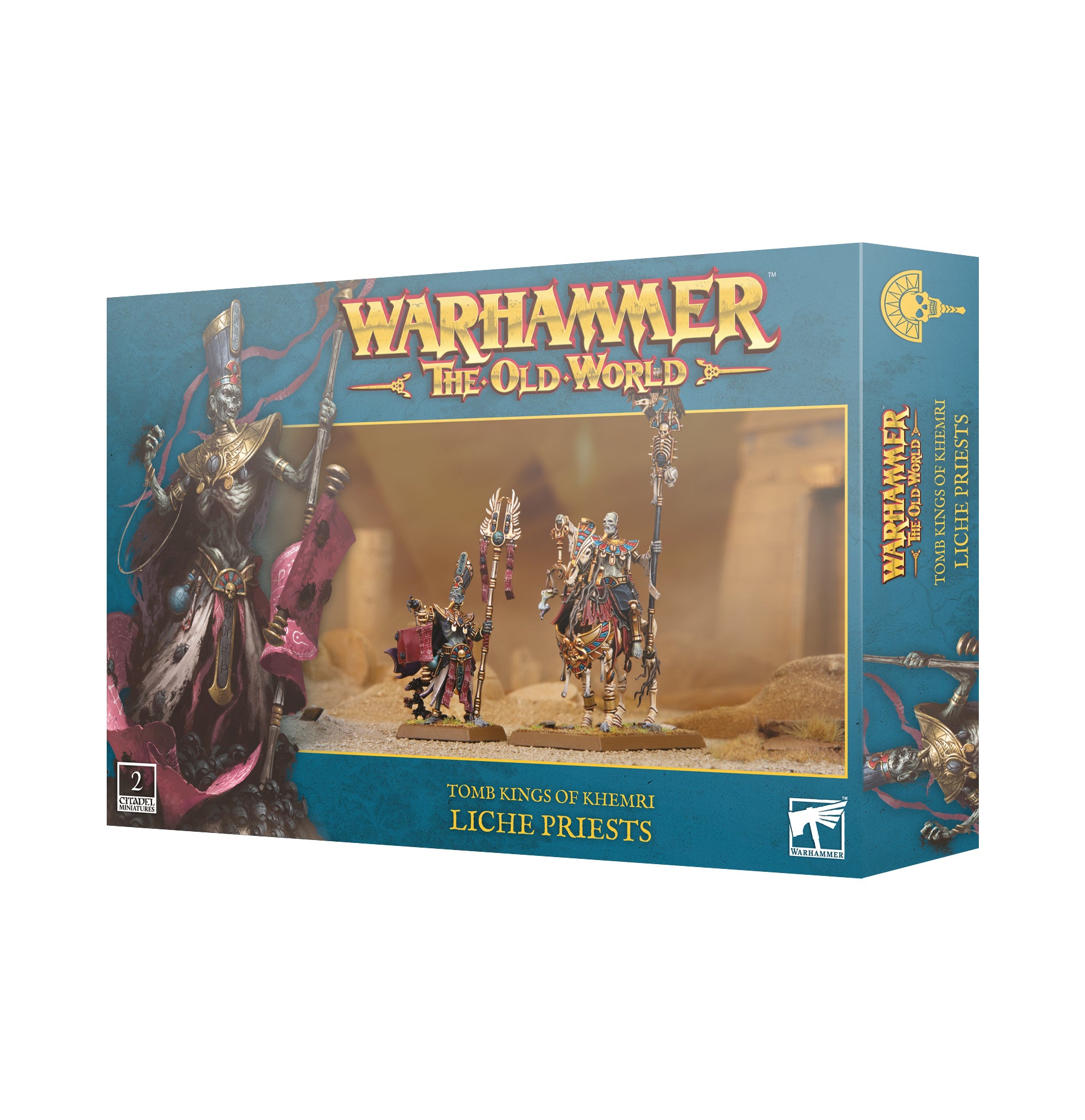 Games Workshop Warhammer The Old World Tomb Kings Of Khemri Liche Priests Plastic Box 07-14