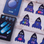 AEG & Flatout Games Point Galaxy Board Game Follow-Up to the Award-Winning Family Card Game Point Salad | Puzzly Space Exploration to Ages 10+ for 1-5 Players