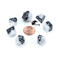 Gate Keeper Games and Dice Yin Yang Halfsies DiceRole Playing Games GKGTINYH87