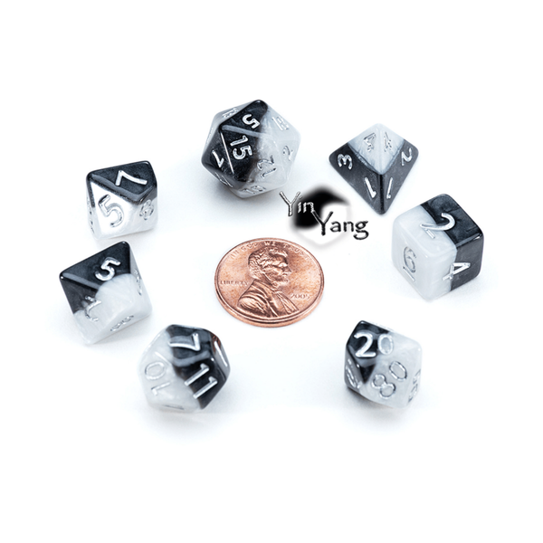 Gate Keeper Games and Dice Yin Yang Halfsies DiceRole Playing Games GKGTINYH87