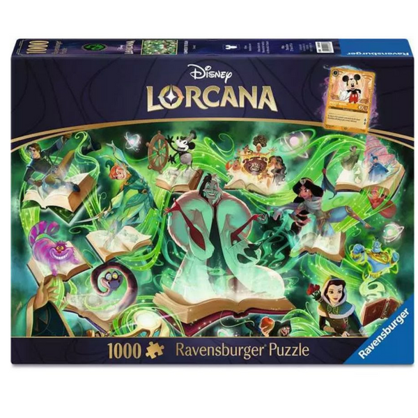 Ravensburger Disney Lorcana Glimmers Of The Realm Puzzle Emerald (1000Pc) RVN12001623