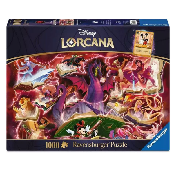Ravensburger Disney Lorcana Glimmers Of The Realm Puzzle Ruby (1000Pc) RVN12001624