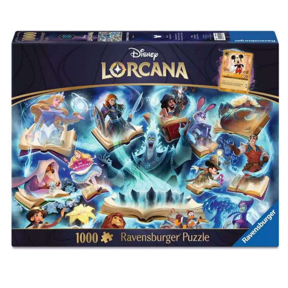 Ravensburger Disney Lorcana Glimmers Of The Realm Puzzle Sapphire (1000Pc) RVN12001625