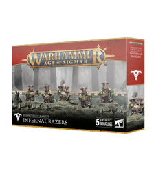 Games Workshop Warhammer Age Of Sigmar Helsmiths Of Hashut Helsmiths Of Hashut Infernal Razers Plastic Box 82-02