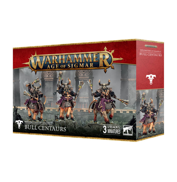 Games Workshop Warhammer Age Of Sigmar Helsmiths Of Hashut Helsmiths Of Hashut Bull Centaurs Plastic Box 82-03
