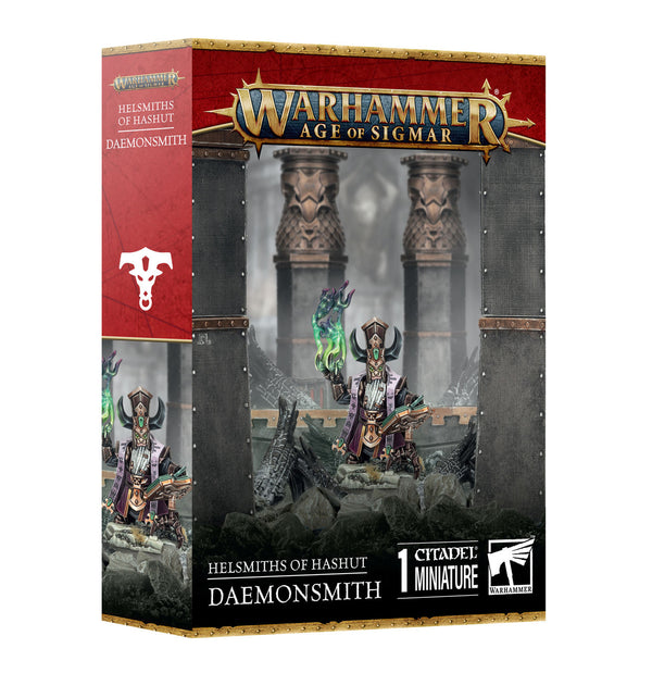 Games Workshop Warhammer Age Of Sigmar Helsmiths Of Hashut Helsmiths Of Hashut Daemonsmith Plastic Box 82-04