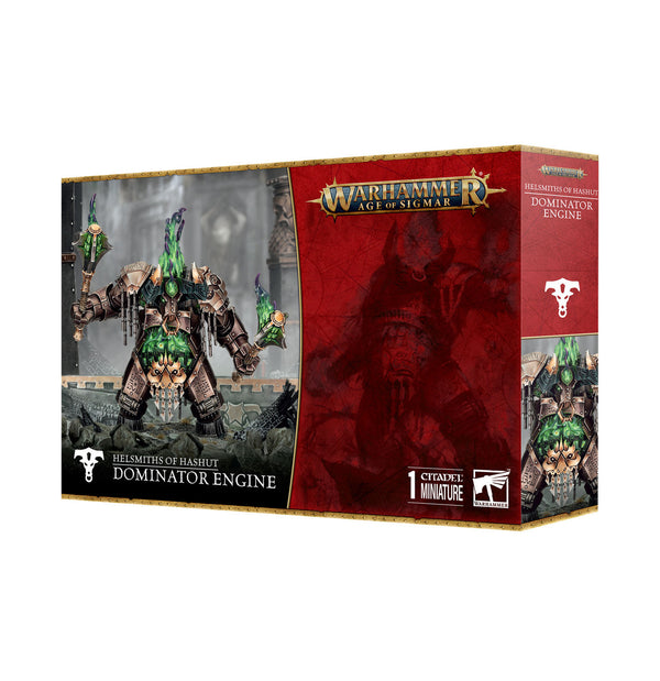 Games Workshop Warhammer Age Of Sigmar Helsmiths Of Hashut Helsmiths Of Hashut Dominator Engine Plastic Box 82-06