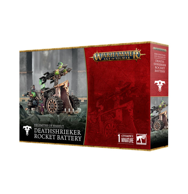 Games Workshop Warhammer Age Of Sigmar Helsmiths Of Hashut H/Hashut Deathshrieker Rocket Battery Plastic Box 82-07