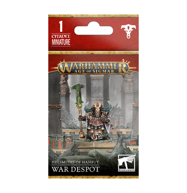 Games Workshop Warhammer Age Of Sigmar Helsmiths Of Hashut Helsmiths Of Hashut War Despot Plastic Box 82-08