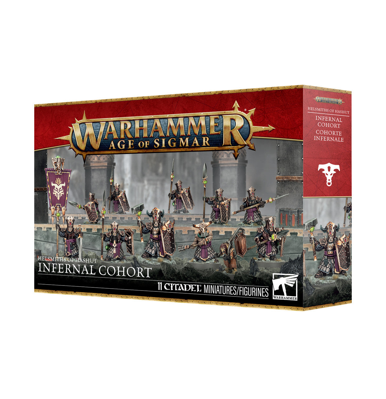 Games Workshop Warhammer Age Of Sigmar Helsmiths Of Hashut Helsmiths Of Hashut Infernal Cohort Plastic Box 82-12