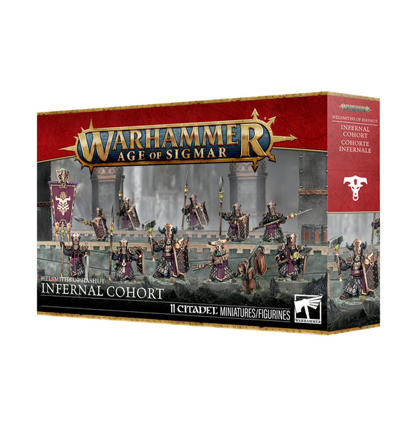 Games Workshop Warhammer Age Of Sigmar Helsmiths Of Hashut Helsmiths Of Hashut Infernal Cohort Plastic Box 82-12