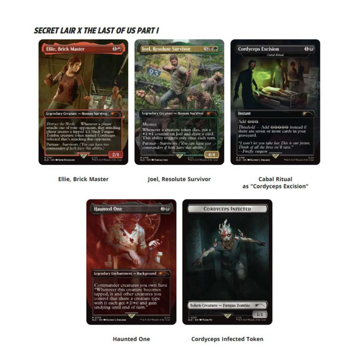 Magic The Gathering SLD Secret Lair Drop The Last Of Us Part One Chasing Hope (Nonfoil) WOCD5182