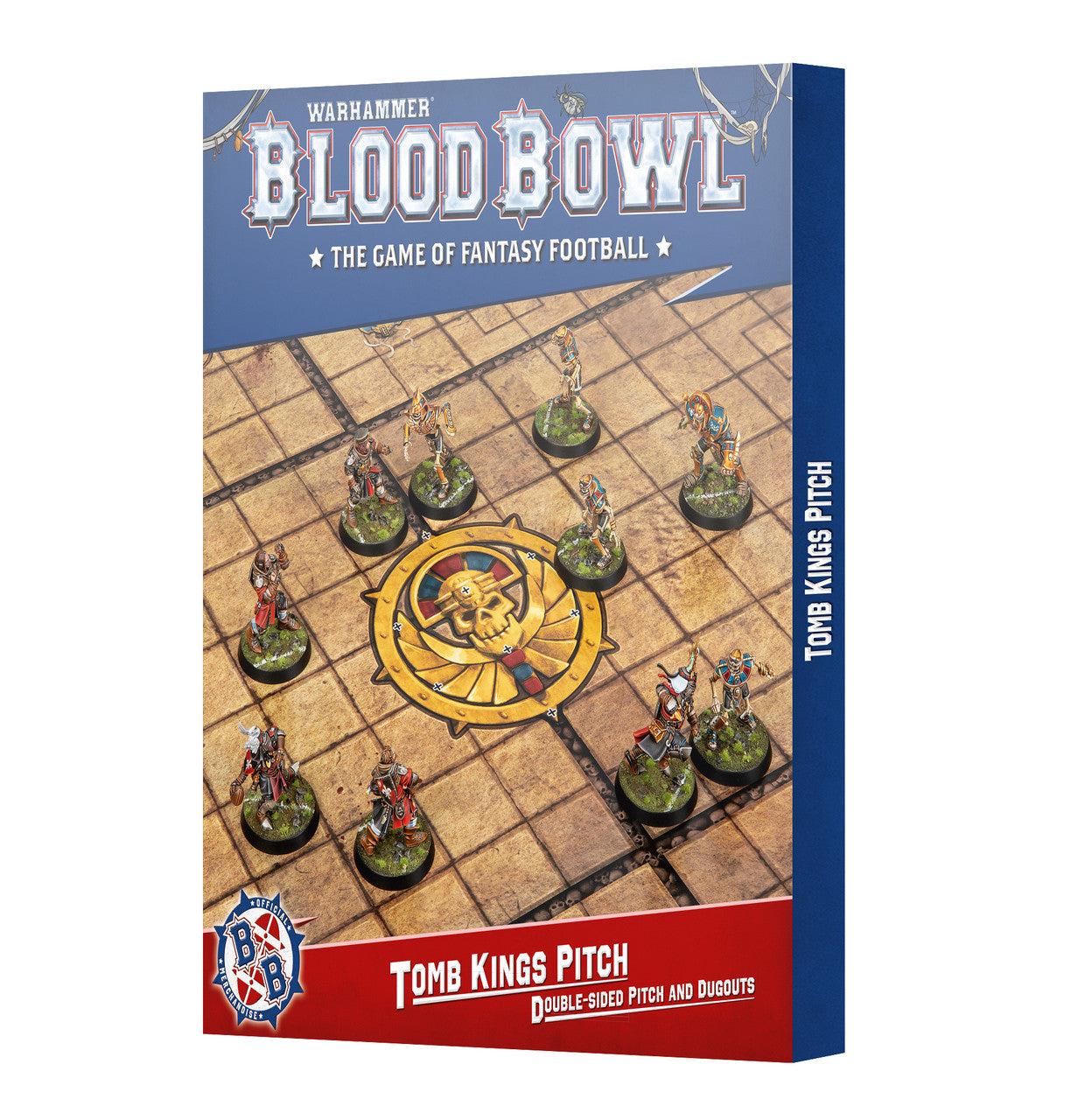 Games Workshop Blood Bowl Tomb Kings Team Pitch and Dugouts Card 202-60