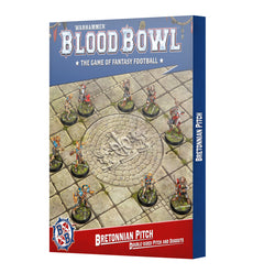 Games Workshop Blood Bowl Bretonnian Team Pitch & Dugouts Card 202-61