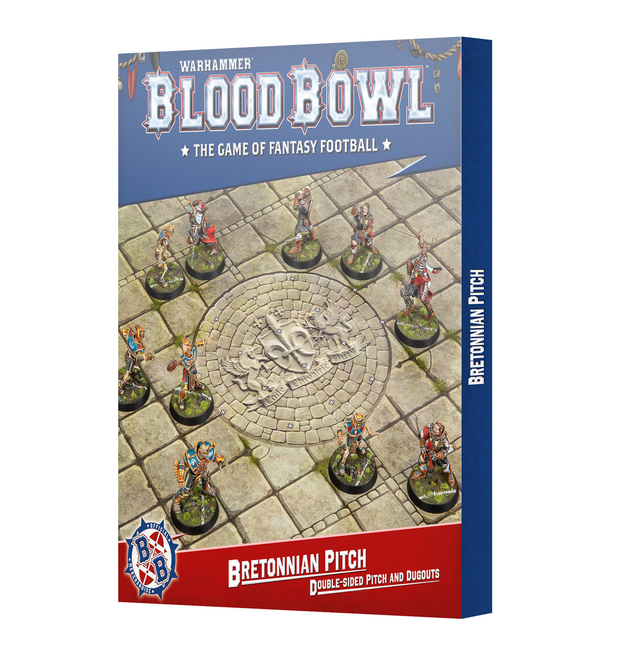 Games Workshop Blood Bowl Bretonnian Team Pitch & Dugouts Card 202-61
