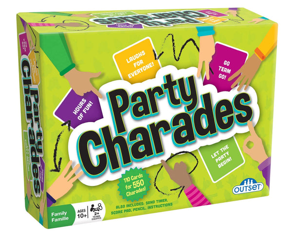 Outset Media Party Charades Game Contains 550 charades Great Family Game for 2 or More Players Ages 10 and up by Outset Media OMG-11153