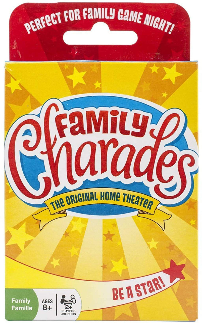 Outset Media Family Charades Card Game Travel Friendly Includes Over 300 Charades Perfect for Parties, Vacations, and Holidays Ages 8+ OMG-19166