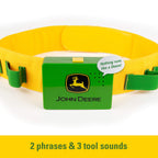 Tomy John Deere Deluxe Talking Toolbelt 7-Piece Kids Tool Set Interactive Construction Toys Interactive Toddler Tools Playset Green 7 Count Preschool Toys Ages 2 Years And Up TM-35070V4