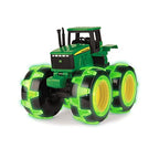 Tomy Monster Treads Lightning Wheels John Deere Tractor Motion Activated Light Up Monster Truck Toy John Deere Tractor Toys With Monster Truck Tires Ages 3 Years And Up TM-46434C