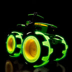 Tomy Monster Treads Lightning Wheels John Deere Tractor Motion Activated Light Up Monster Truck Toy John Deere Tractor Toys With Monster Truck Tires Ages 3 Years And Up TM-46434C