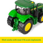 Tomy John Deere Lights & Sounds Tractor Toy Kids Tractor With Free Rolling Wheels And Realistic Electronic Lights And Engine Sounds Kids And Stocking Stuffers Ages 3 Years And Up TM-47674