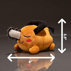 Tomy Club Mocchi Mocchi Suya Suya Sleeping Friend Chainsaw Man Plushies Pochita Plush Collectible Chainsaw Man Figure Soft And Squeezable Kawaii Anime Plush And Desk Decor 8 Inch TM-T12653N