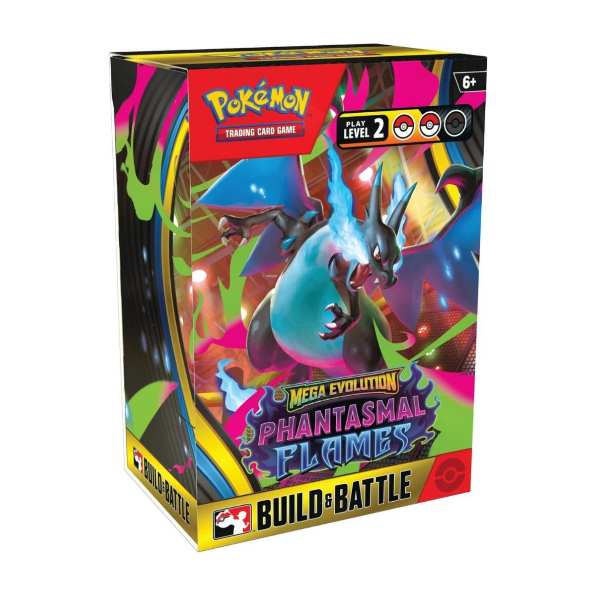 Pokemon TCG Mega Evolution Phantasmal Flames (Me02) Build And Battle Single Pack PKU10185-1P
