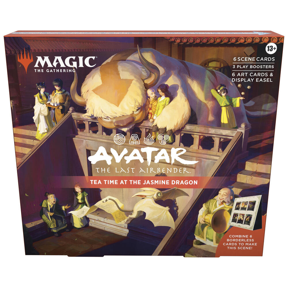 Magic the Gathering CCG Avatar The Last Airbender Tea Time at the Jasmine Dragon Scene Box