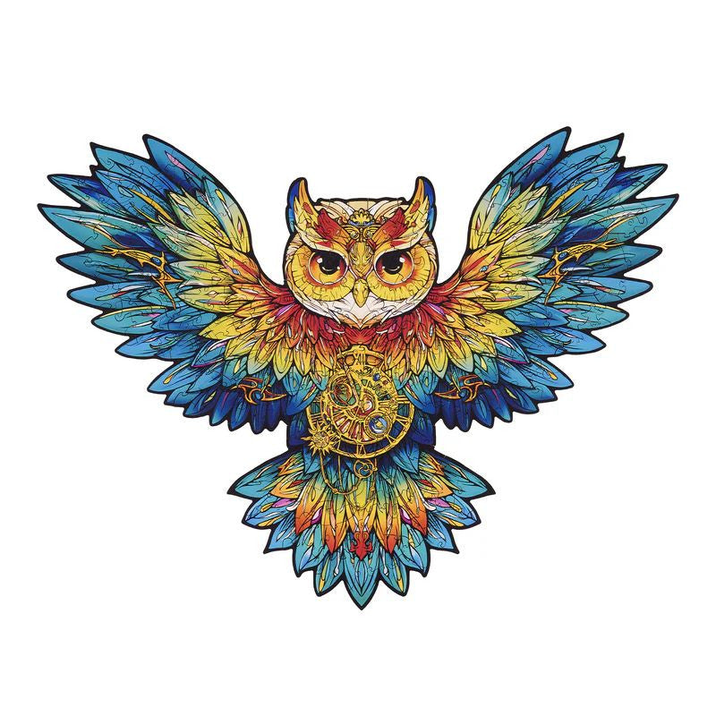 Robotime Rolife DIY Wood Crafts Owl 3D Model Kit Wooden Puzzle RT-TA004