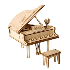 Robotime Rolife DIY Wood Crafts Grand Piano 3D Model Kit Wooden Puzzle RT-TG402