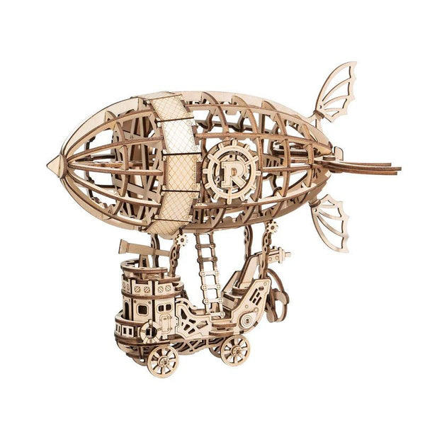 Robotime Rolife DIY Wood Crafts Airship 3D Model Kit Wooden Puzzle RT-TG407